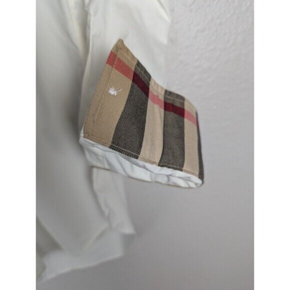 Burberry Brit Long Sleeve Button Up Shirt Nova Check men Sz S Old Money 139 - Picture 3 of 12